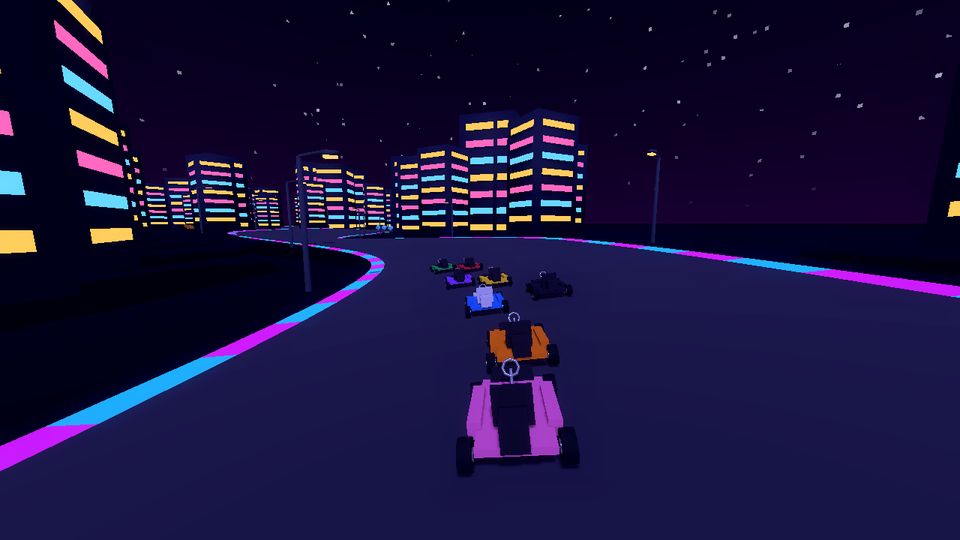 Course de nuit sur le Boulevard Électrique